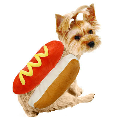 Ropa para Mascotas Hot Dog Burger para Gatos y Perros