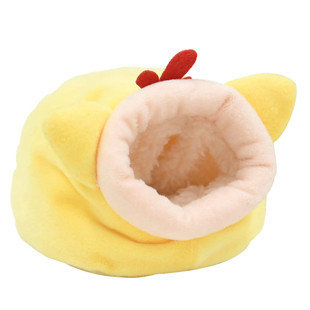 Hamaca para Hamster de Terciopelo Cálido de Invierno, Nido de Dormir para Jaulas de Pequeñas Mascotas, Cama para Cobayas, Erizos y Ardillas, Accesorios de Jaula, Conjunto de Hamaca de Terciopelo para Jaulas de Pequeñas Mascotas