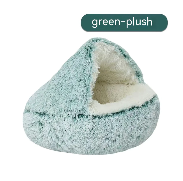 Nido de cama para gatos semicerrado