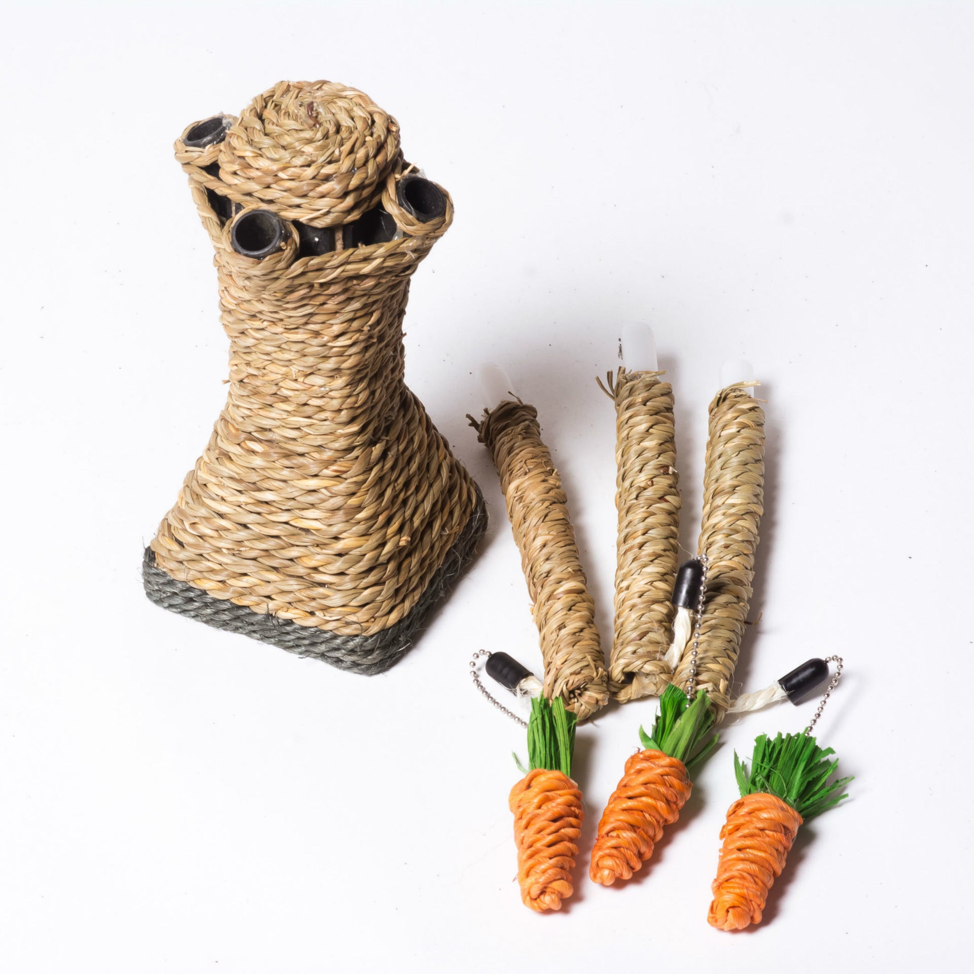 Árbol para Gatos con Cuerda de Sisal y Juguetes de Poste Rascador