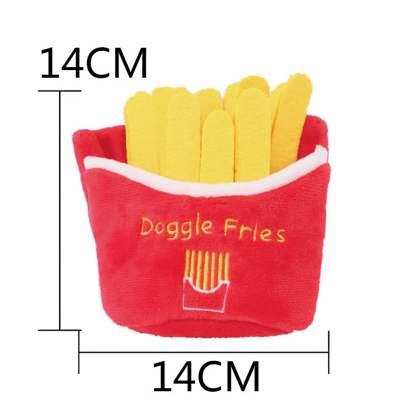 Juguete para Perro de Fruta en Forma de Hamburguesa con Sonido