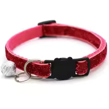Collar Ajustable Colorido con Campana para Mascotas