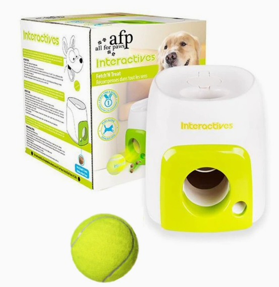 Juguete Interactivo para Mascotas con Dispensador de Pelotas de Tenis para Perros