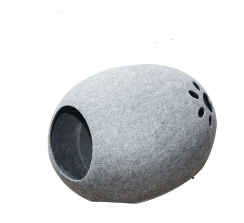 Casa para Mascotas, Cama Semiabierta Lavable para Gatos y Perros