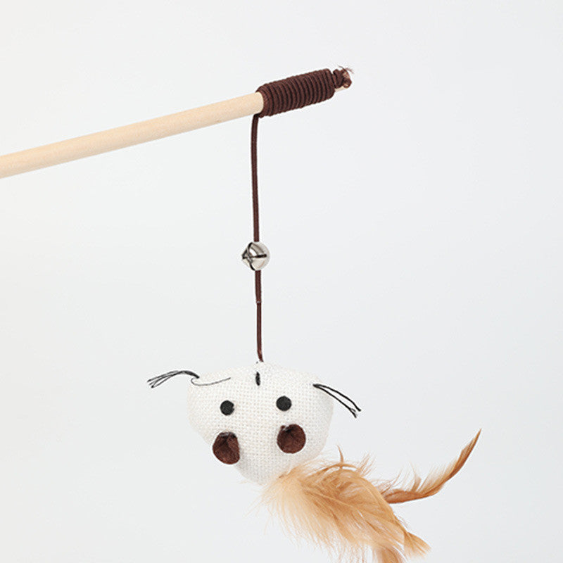 Juguetes para Gatos al Por Mayor - Varita Interactiva de Sisal para Gatos