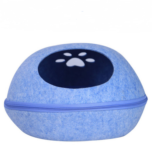 Casa para Mascotas, Cama Semiabierta Lavable para Gatos y Perros